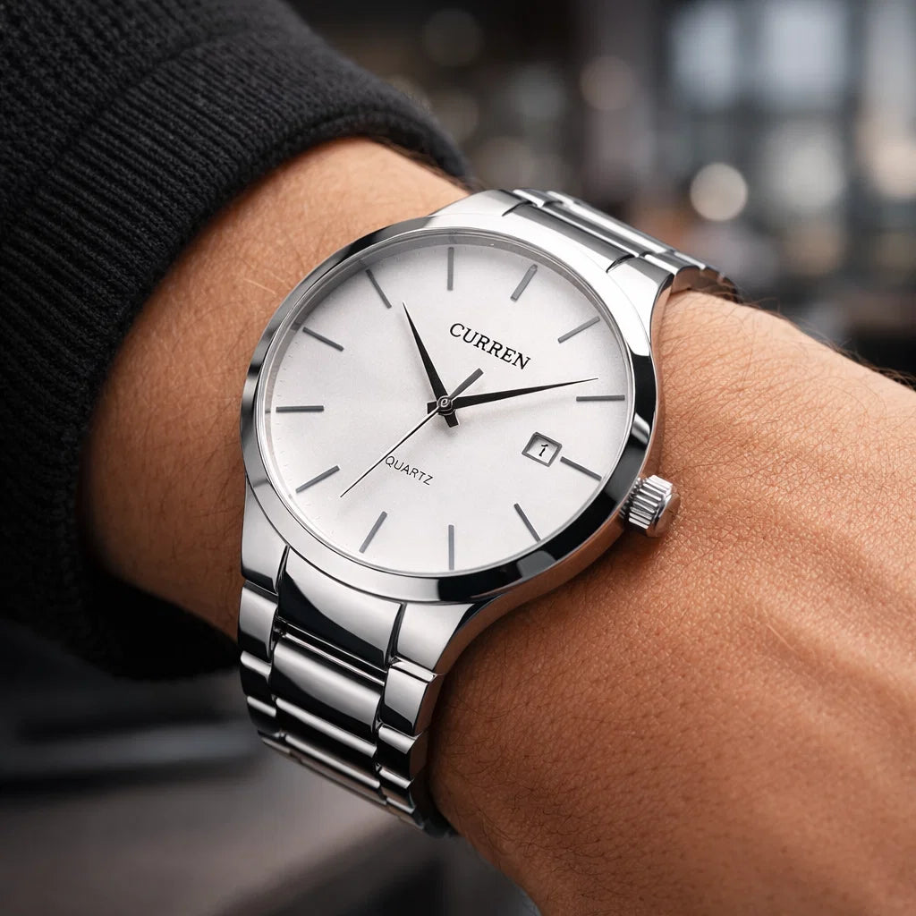 Klasičan Muški sat-Sivi